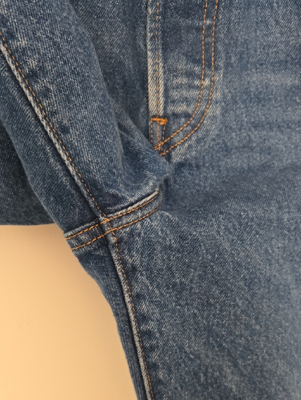 Levi's Premuim Wedgie Straight Distressed Jeans Button Fly Normcore size 32 - Picture 3 of 9